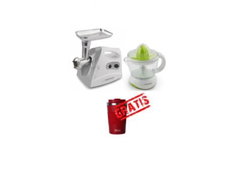 ESPERANZA Poklon set EKM012E mašina za mlevenje mesa, EKJ001G citrus cediljka i Zilan ZLN9880 termos šolja