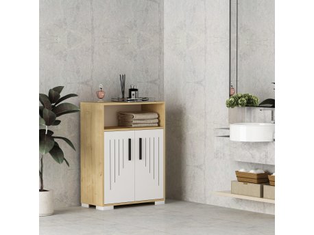 HANAH HOME Kupatilski ormarić Moon Sapphire Oak White