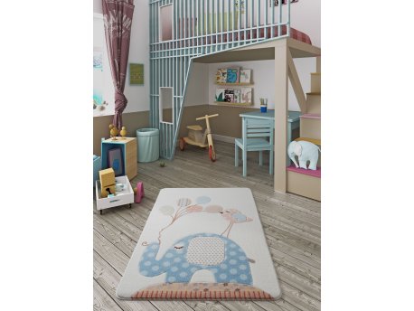 Conceptum Hypnose Tepih (133x190) Spotty Elephant Light Blue