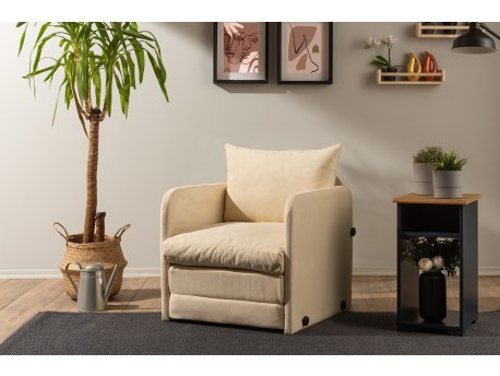Atelier del Sofa Fotelja na razvlačenje Saga Single Cream