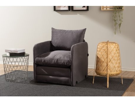 Atelier del Sofa Fotelja na razvlačenje Saga Single Grey
