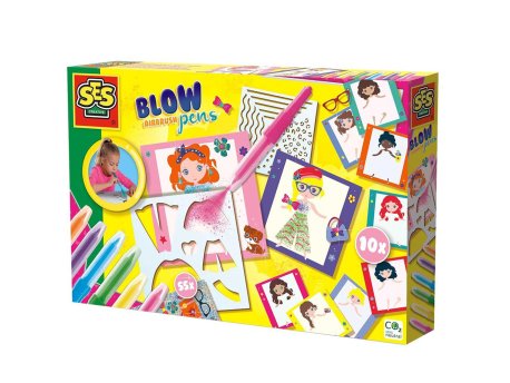 SES CREATIVE Kreativni set sa vazdušnom olovkom