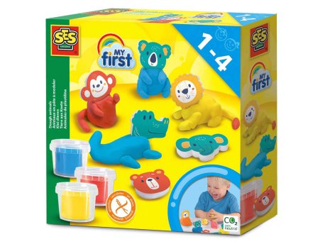 SES CREATIVE Plastelin set životinje