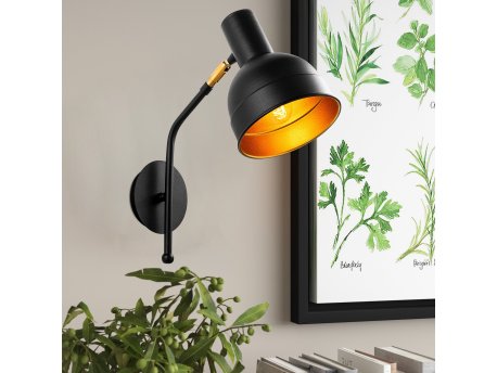OPVIQ Zidna lampa Berceste 183BLACK A