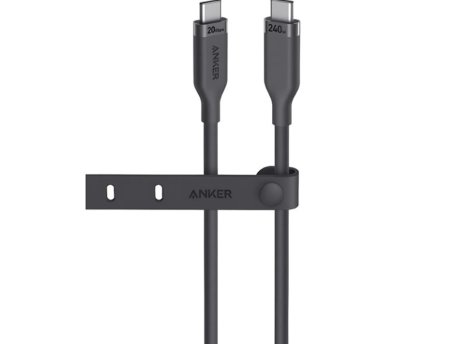 ANKER 310 Bio-TPE USB-C na USB-C kabel 240W 20Gbps USB 3.2 crni