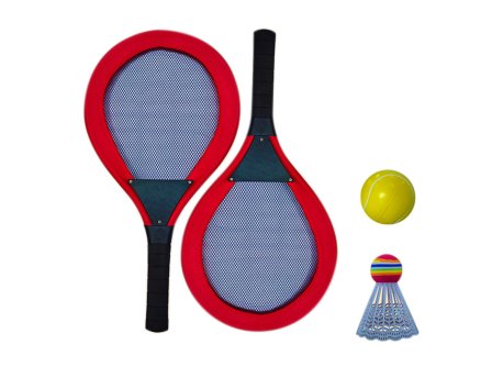 PERTINI Set za tenis i badminton crveni