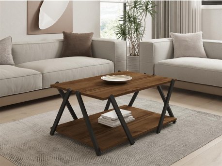 HOME LINE Sto za dnevnu sobu Lara Walnut