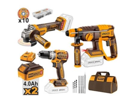 INGCO Set aku alata 20V COSLI240202