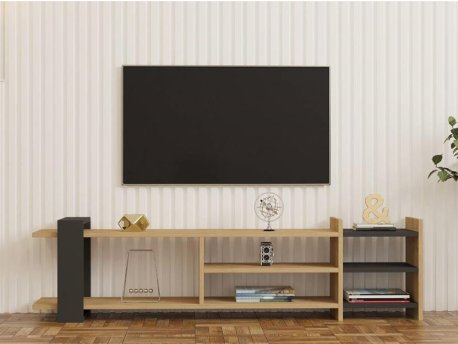 HOME LINE TV polica Elis Sapphire Oak Anthracite
