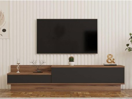 HOME LINE TV polica Asir Atlantic Pine Anthracite