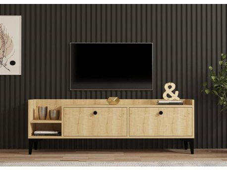 HOME LINE TV polica Heflin Sapphire Oak