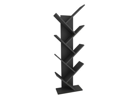 HANAH HOME Polica za knjige Hitit Anthracite