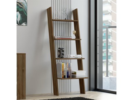 HOME LINE Polica za knjige Solid Walnut