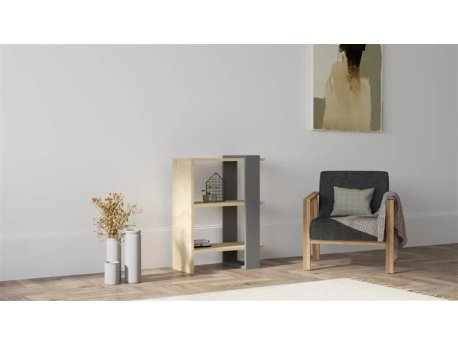 HOME LINE Polica za knjige Yonca Sapphire Oak Anthracite