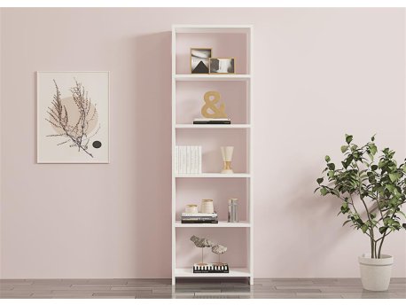 HOME LINE Polica za knjige New White