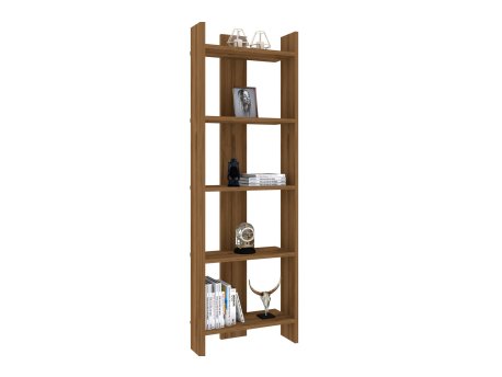 HANAH HOME Polica za knjige Virba Walnut