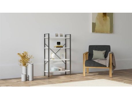 HOME LINE Polica za knjige Mina White