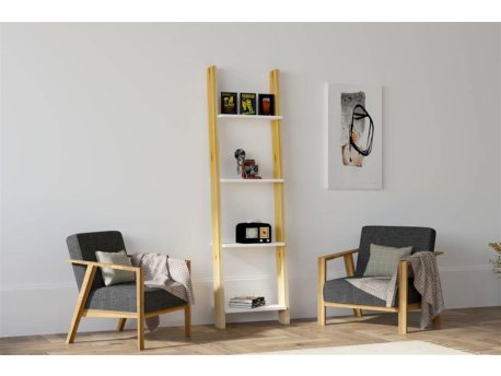 HOME LINE Polica za knjige Fayko White