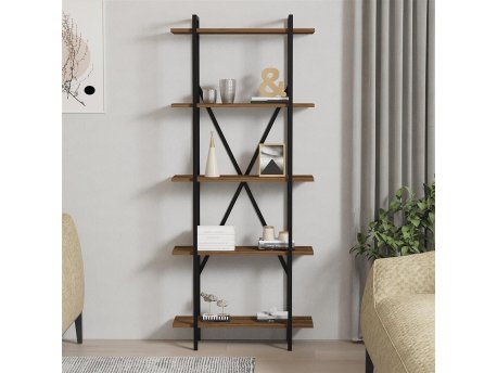 HOME LINE Polica za knjige Kinder Walnut