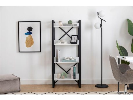 HOME LINE Polica za knjige Adisa White