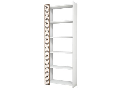 HANAH HOME Polica za knjige City White
