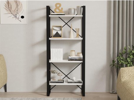 HOME LINE Polica za knjige Alaro Modern White