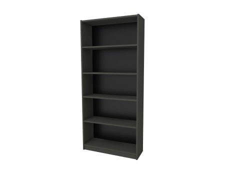 HANAH HOME Polica za knjige Manolya Dark Grey