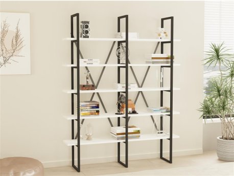 HOME LINE Polica za knjige Kinali White