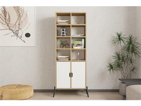 HOME LINE Polica za knjige Lido Sapphire Oak White