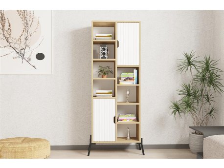 HOME LINE Polica za knjige Otranto Sapphire Oak White