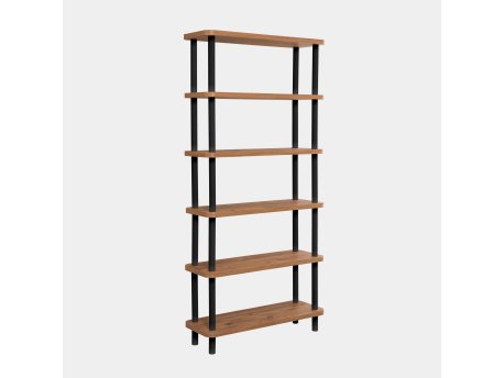 HANAH HOME Polica za knjige Gala Black