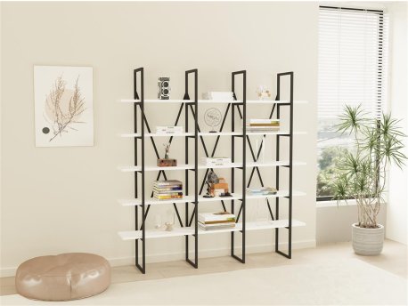 HOME LINE Polica za knjige Beylerbeyi White