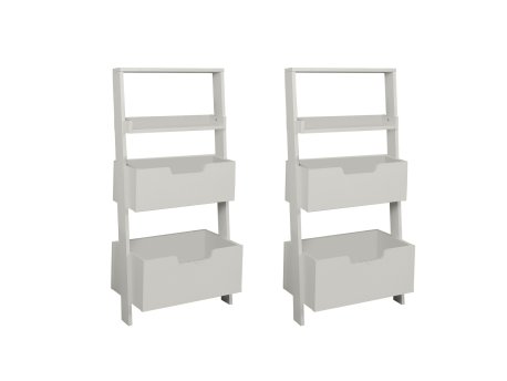 HANAH HOME Polica za knjige Only Double White
