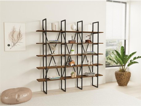 HOME LINE Polica za knjige Beylerbeyi Walnut