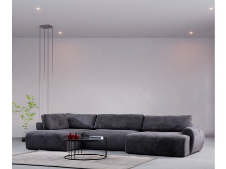 Atelier del Sofa Ugaona garnitura Enjoy Corner Chl O3 2R Anthracite