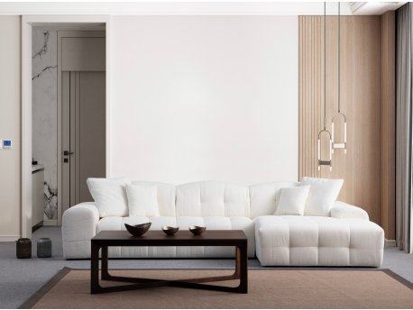 Atelier del Sofa Ugaona garnitura Pescara Corner Right (L2 Chl) White