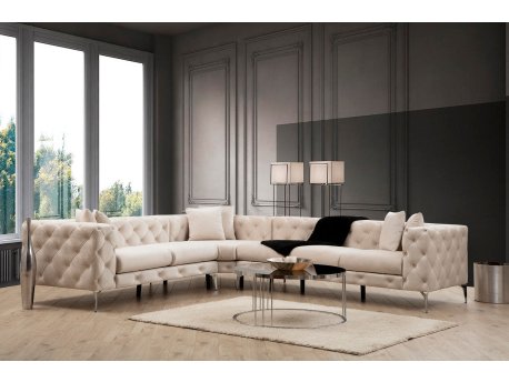 Atelier del Sofa Ugaona garnitura Como Left Ecru