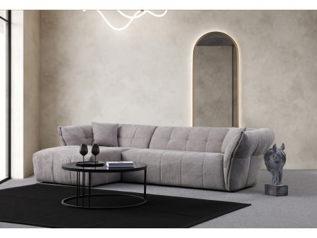 Atelier del Sofa Ugaona garnitura Boxer Left Light Grey