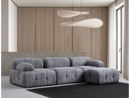 Atelier del Sofa Ugaona garnitura Petite 3 Grey