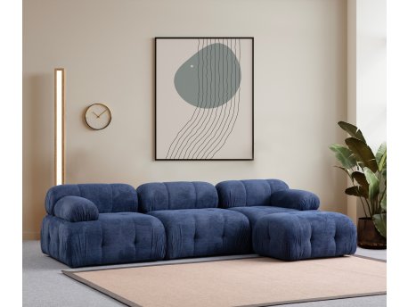 Atelier del Sofa Ugaona garnitura Petite 3 Night Blue