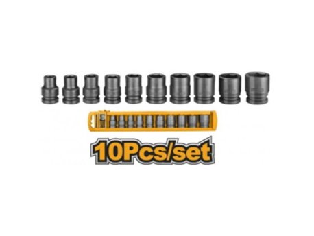 INGCO Set udarnih nasadnih ključeva 1/2'' 10/1 HKISSD12101