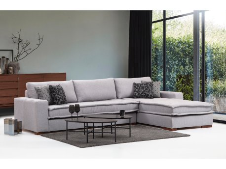Atelier del Sofa Ugaona garnitura Lena Corner Right ( L3+Chl ) Light Grey
