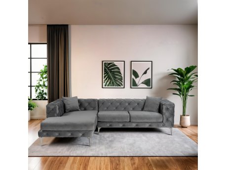 Atelier del Sofa Ugaona garnitura Como Eco Left Anthracite