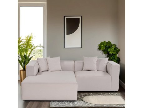 Atelier del Sofa Ugaona garnitura Mora XL Corner Right (L1 CHLRight) Ecru