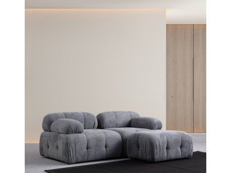 Atelier del Sofa Ugaona garnitura Petite 2 Grey
