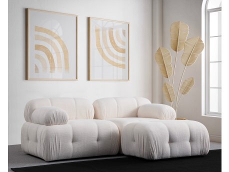Atelier del Sofa Ugaona garnitura Petite 2 White