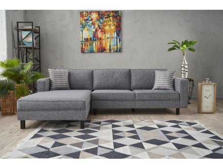 Atelier del Sofa Ugaona garnitura Kale Linen Left Grey