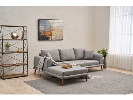 Atelier del Sofa Ugaona garnitura Seren Left Grey