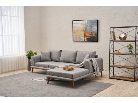 Atelier del Sofa Ugaona garnitura Seren Right Grey