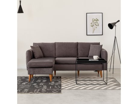Atelier del Sofa Ugaona garnitura Sofia Corner Left Anthracite
